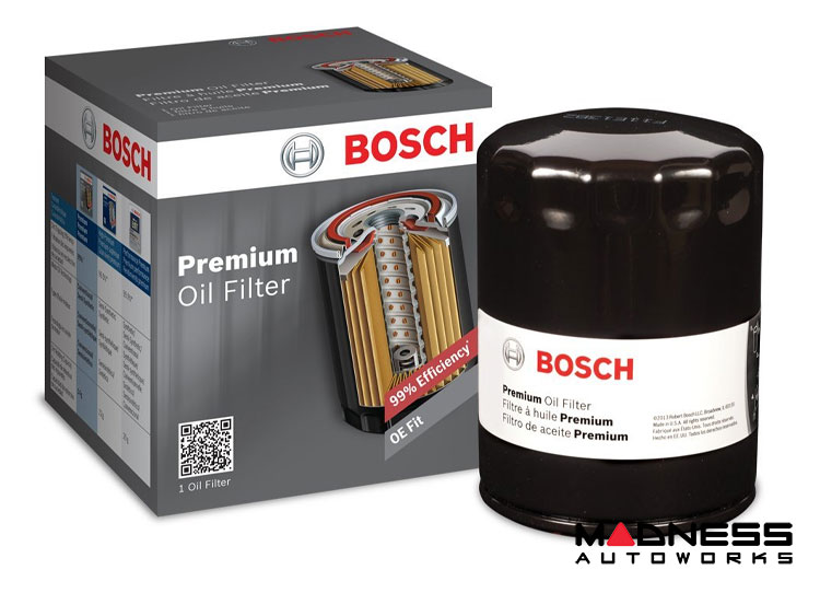 Alfa Romeo Stelvio Oil Filter - 2.0L - Bosch Premium